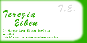 terezia eiben business card