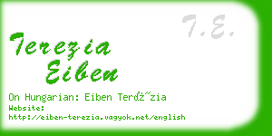 terezia eiben business card